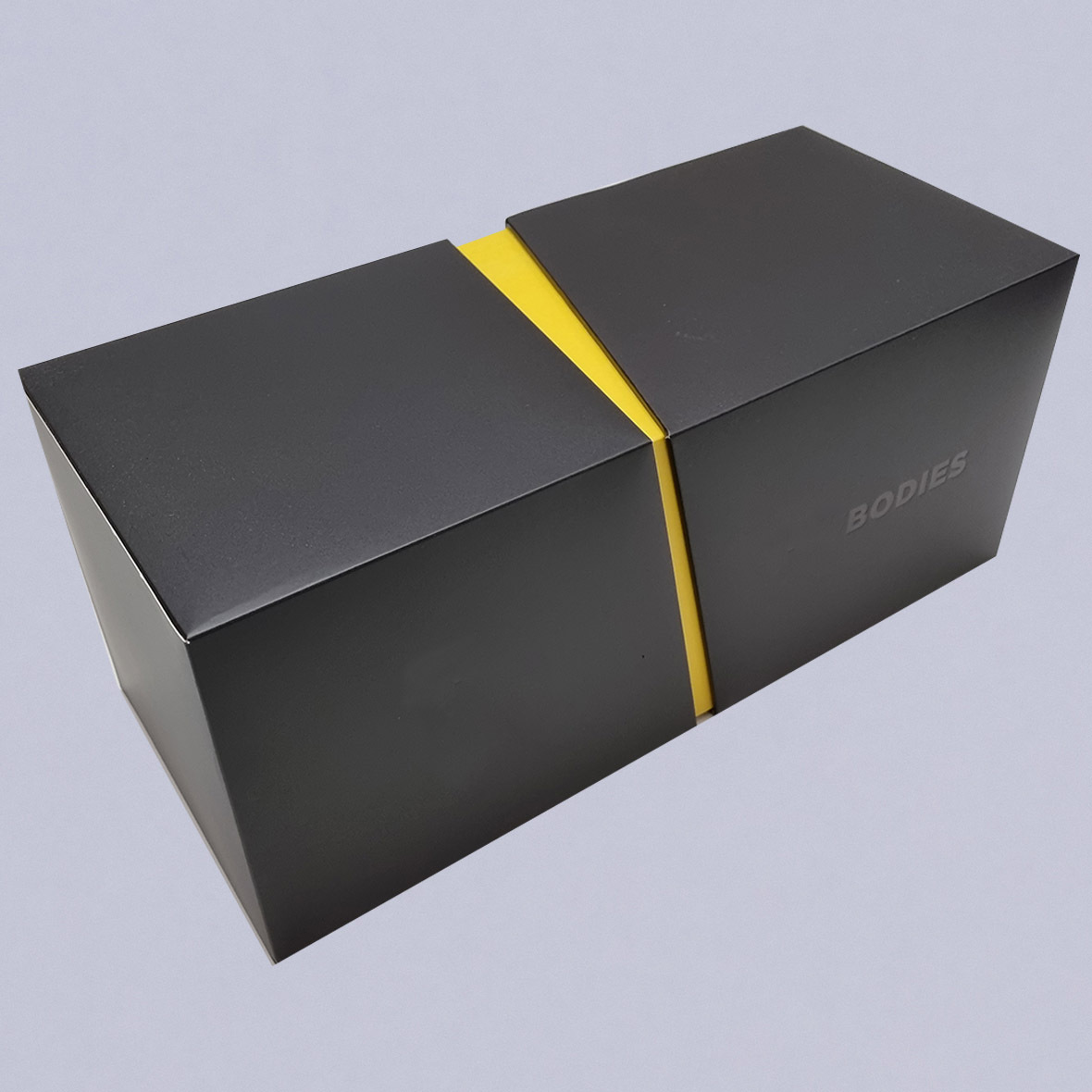 Custom luxury rigid box with premium packaging and bespoke finishes, UK manufactured by Create-This Limited