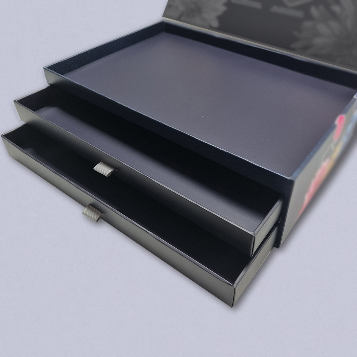 luxury rigid influencer box with drawers