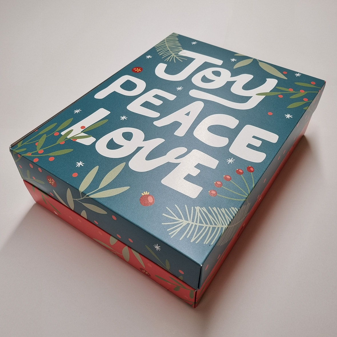 Luxury pull out boxes advent calendar for corporate gifting with branded packaging, UK manufactured by Create-This Limited