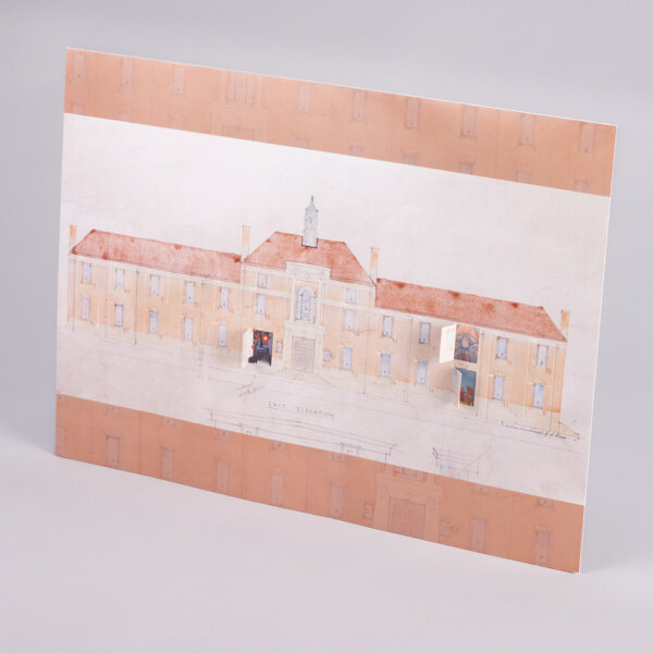 A3 traditional advent calendar 40 windows litho printed no contents promotional calendar, Create-This Ltd, UK manufactured