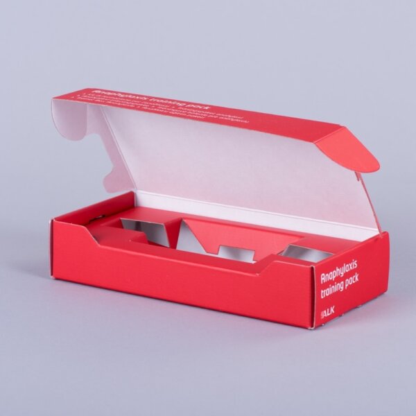 Corrugated 0427 (pizza style) mailing box with plinth