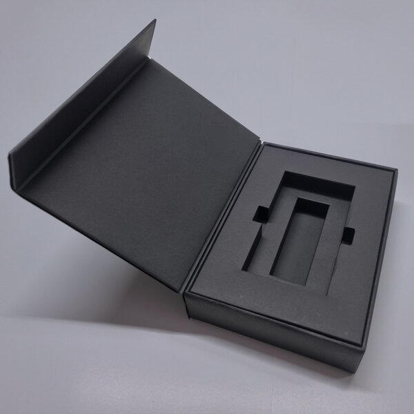 Custom luxury rigid box with premium packaging and bespoke finishes, UK manufactured by Create-This Limited