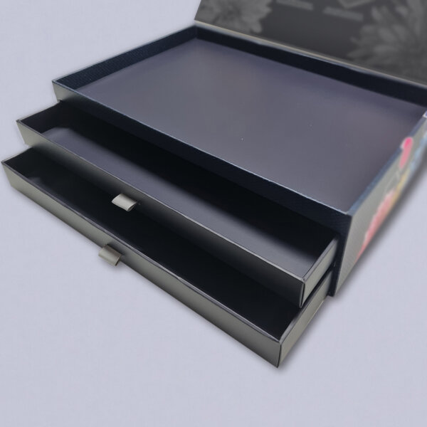 luxury rigid influencer box with drawers