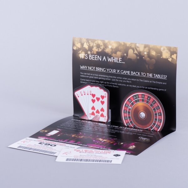 Personalised pop up card