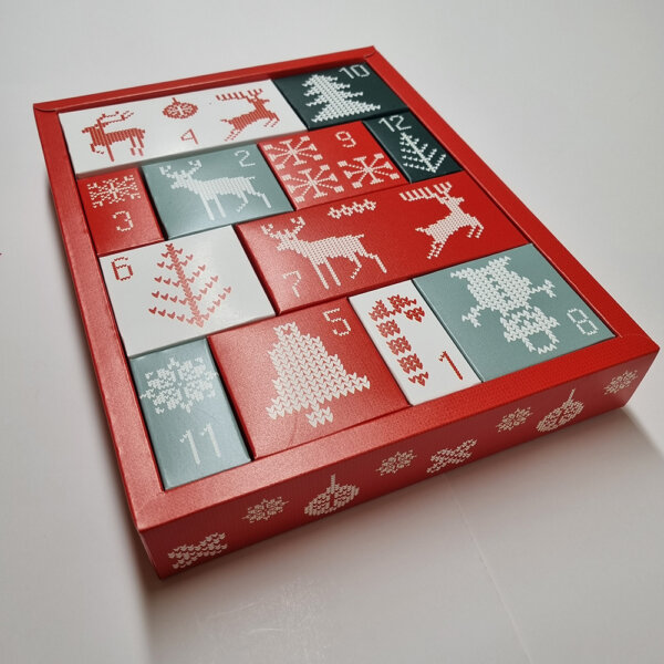 Custom advent calendar for seasonal corporate gifting and brand promotions, Create-This Ltd