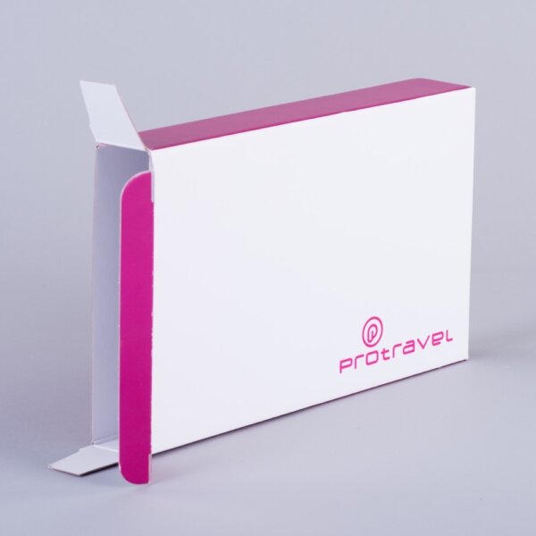 Tuck-in end mailing box in box board for cost-effective branded postal packaging, Create-This Ltd