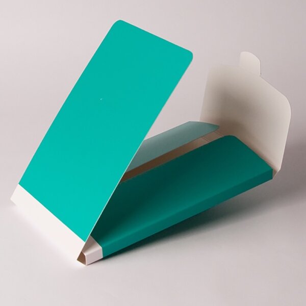 Unglued board envelope cost-effective die-cut with tab closure for branded document mailing, Create-This Ltd