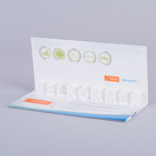 Word Pop Up Card